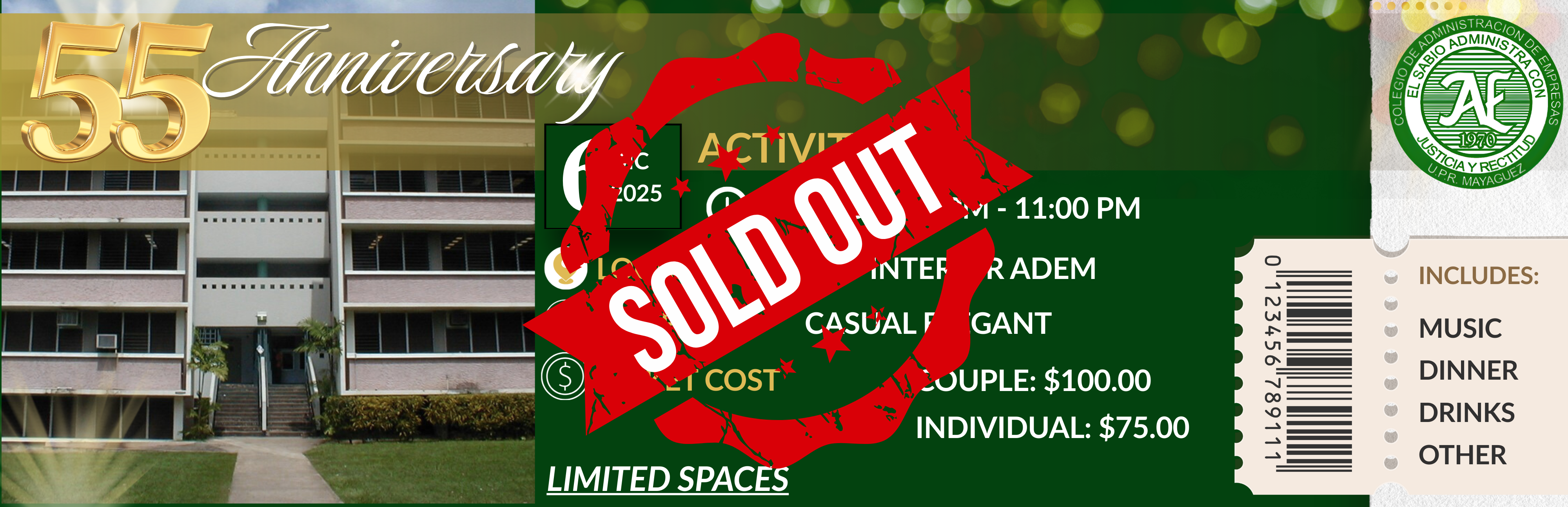 55 Anniversary Details