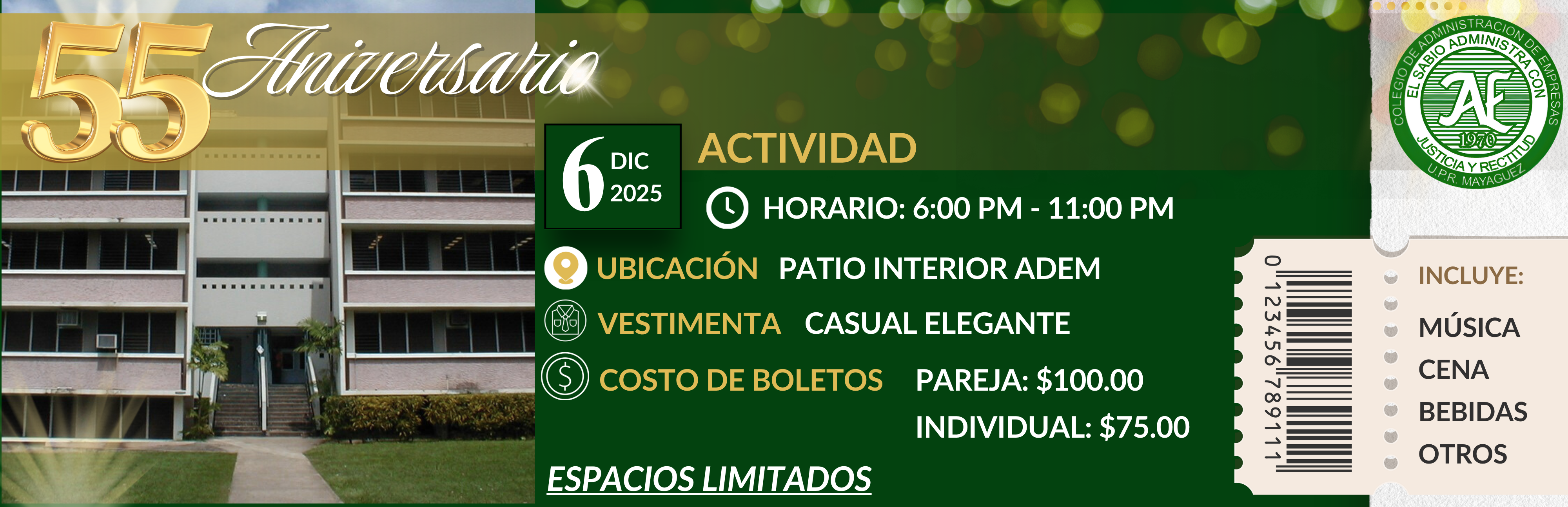 Detalles 55 aniversario