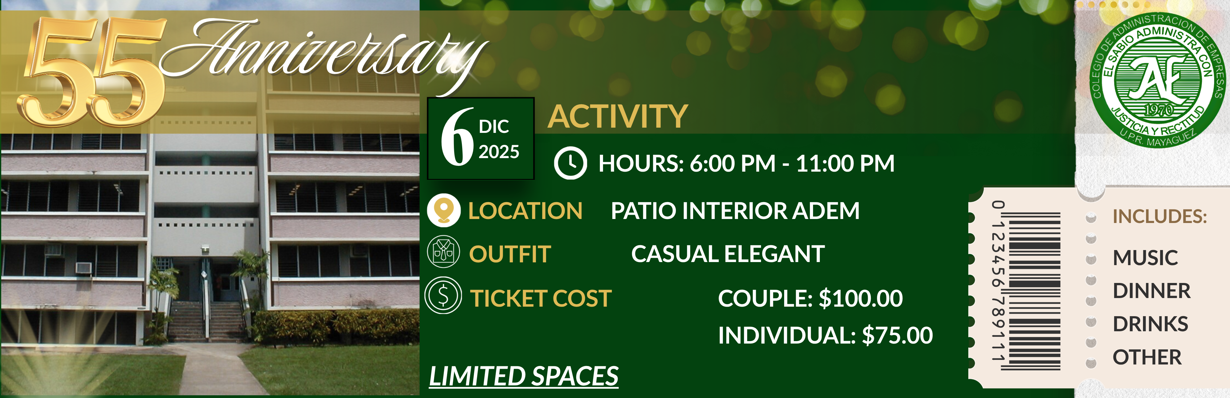 Details 55th anniversy