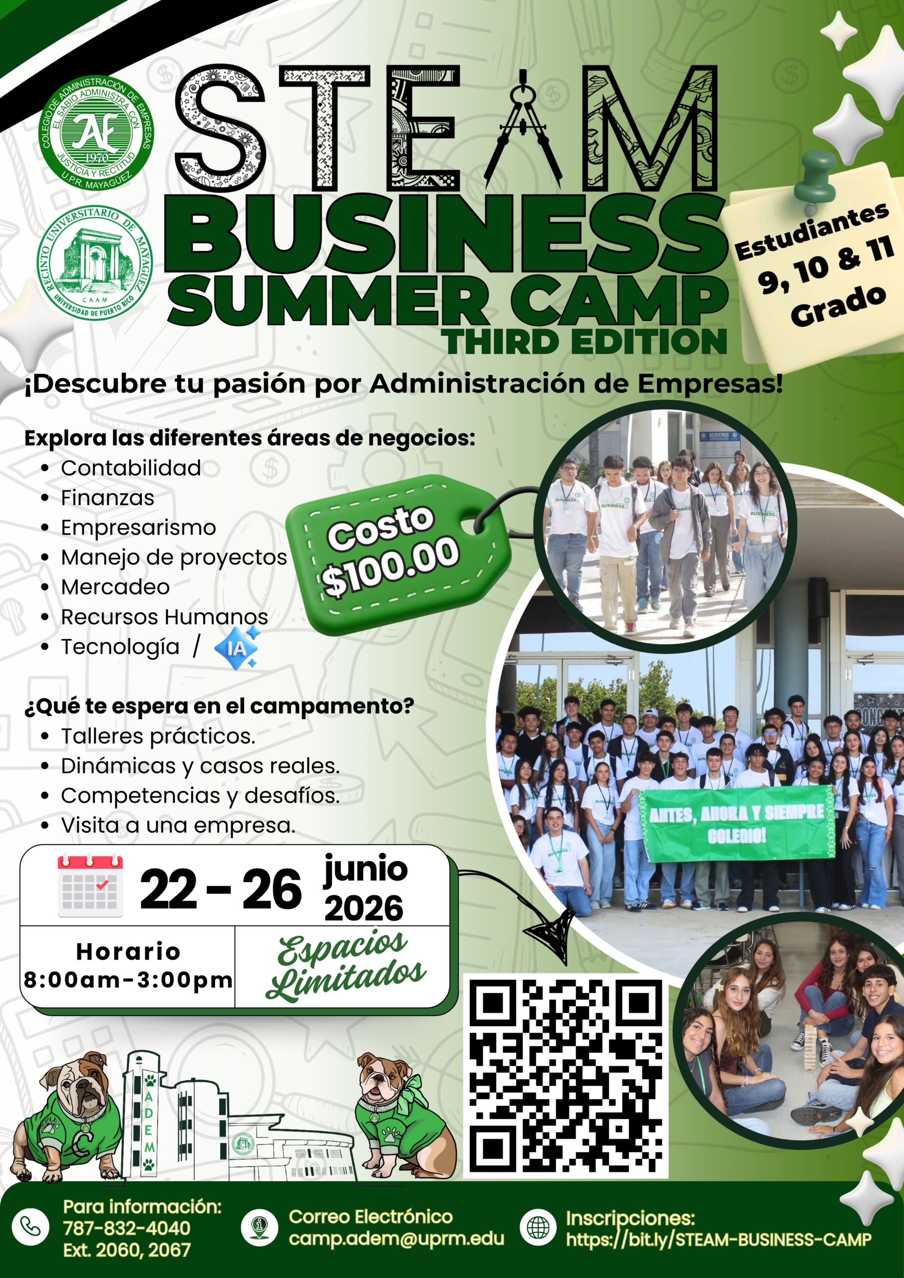 Información sobre el Campamento de Verano de ADEM