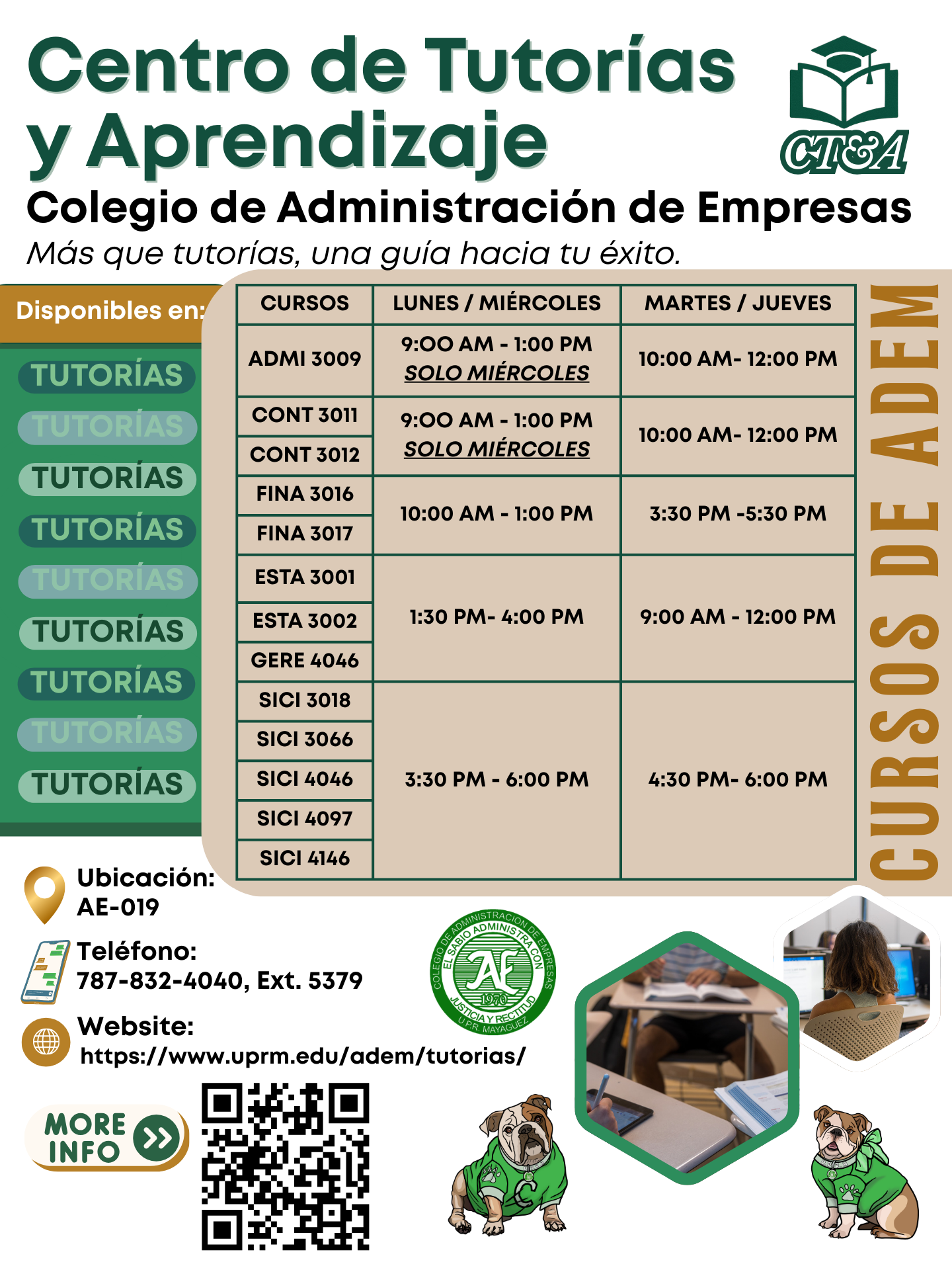 Horario de Tutorías ADEM