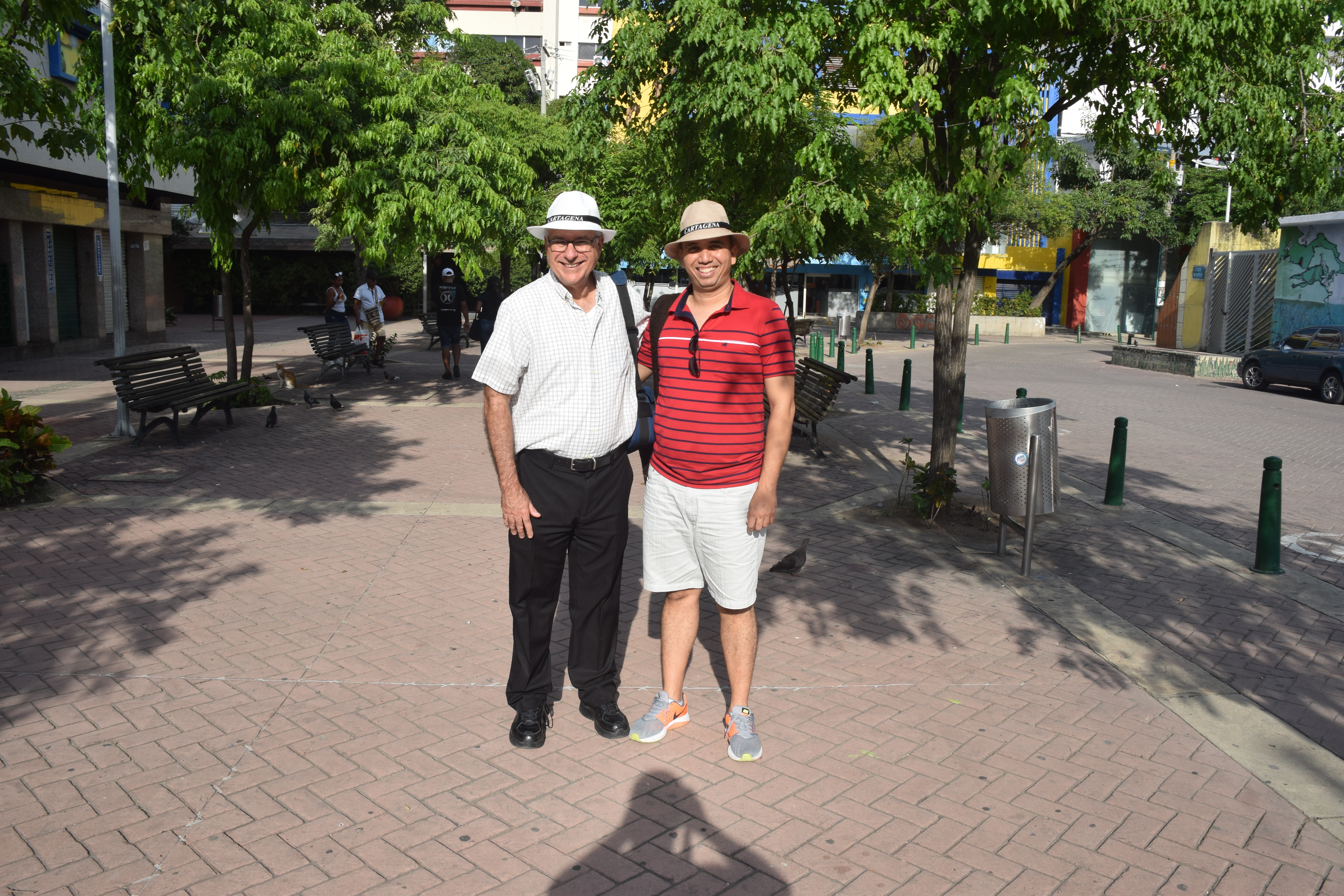 With Dr. Jorge Ropero in Cartagena