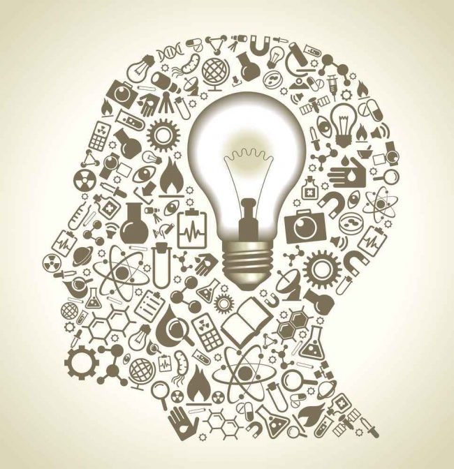 bigstock-Human-head-and-science-icons-42730474