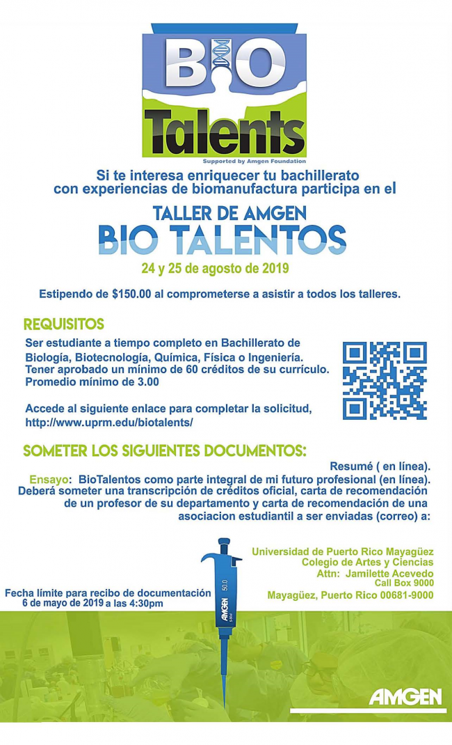 Promo BioTalents Agosto 2019