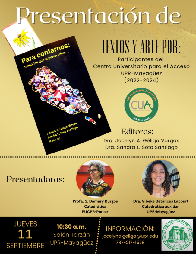 PROMO presentación Para Contarnos UPRM