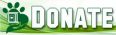 Botón con enlace a donar en inglés