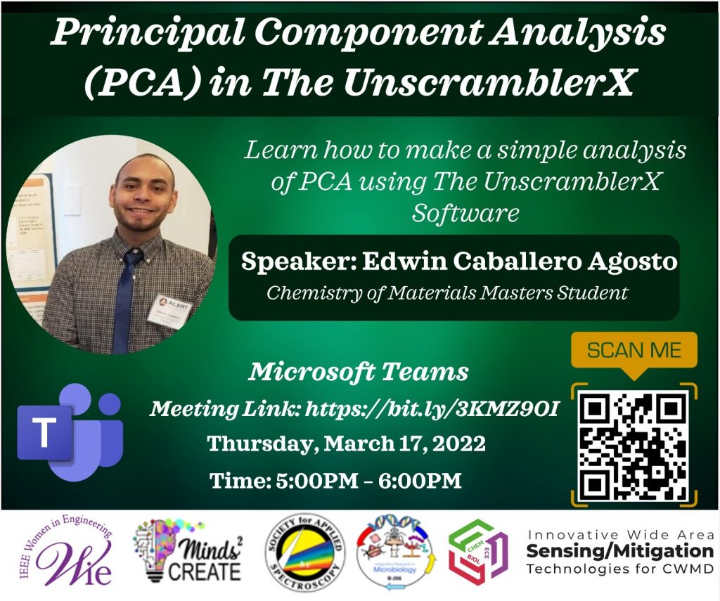 PCA in Unscrambler Unscrambler