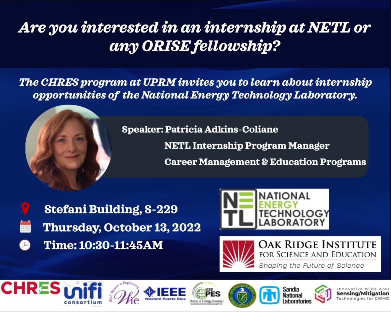DHS ARI IWAS Seminar on Informing NETL internship and ORISE fellowship ...