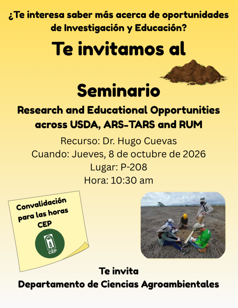 NUEVA FECHA - Seminario