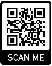 QR Code with the text 'SCAN ME' on the bottom. Scan QR Code to view our website on your mobile device. 