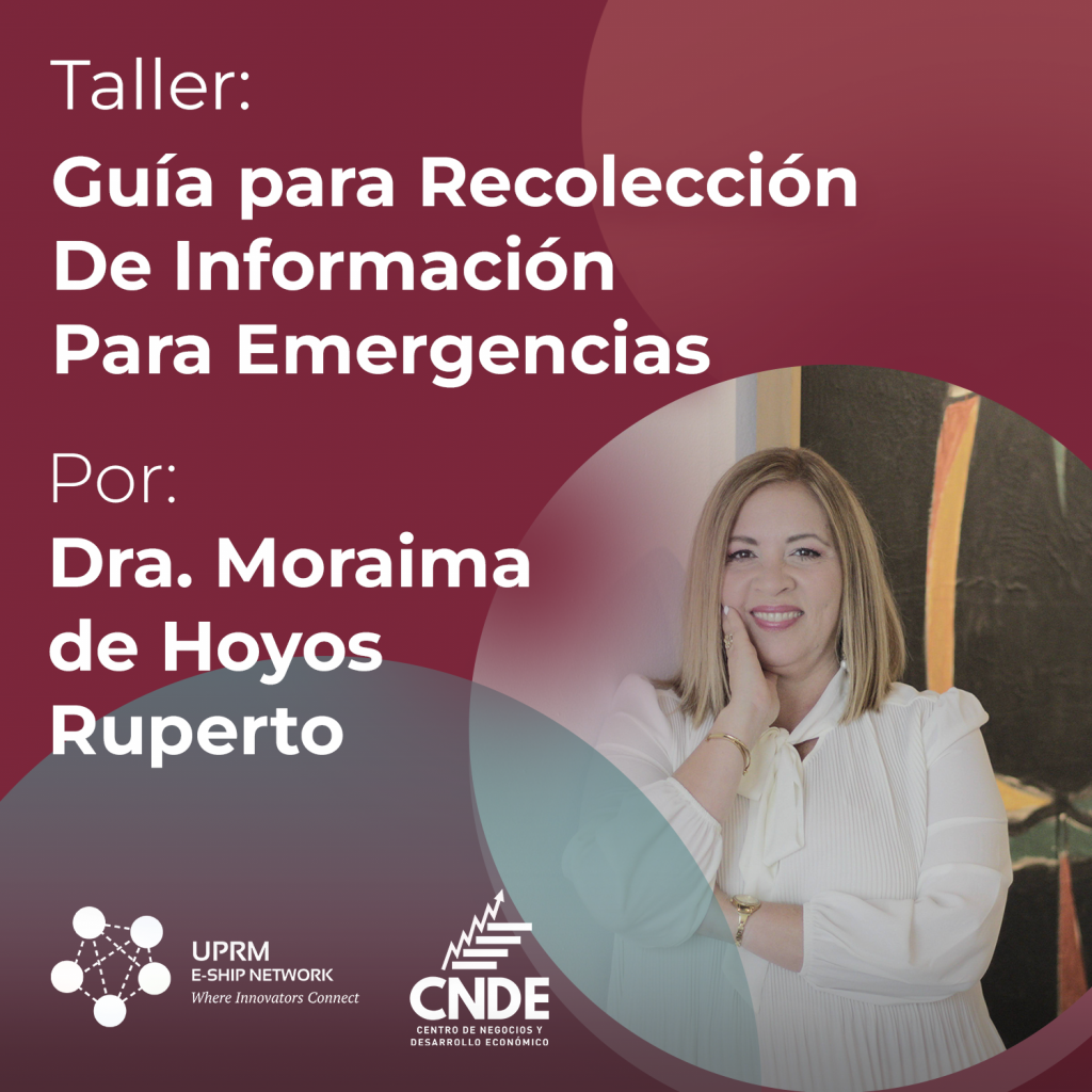 Taller: Guía para Recolección de Información para Emergencias