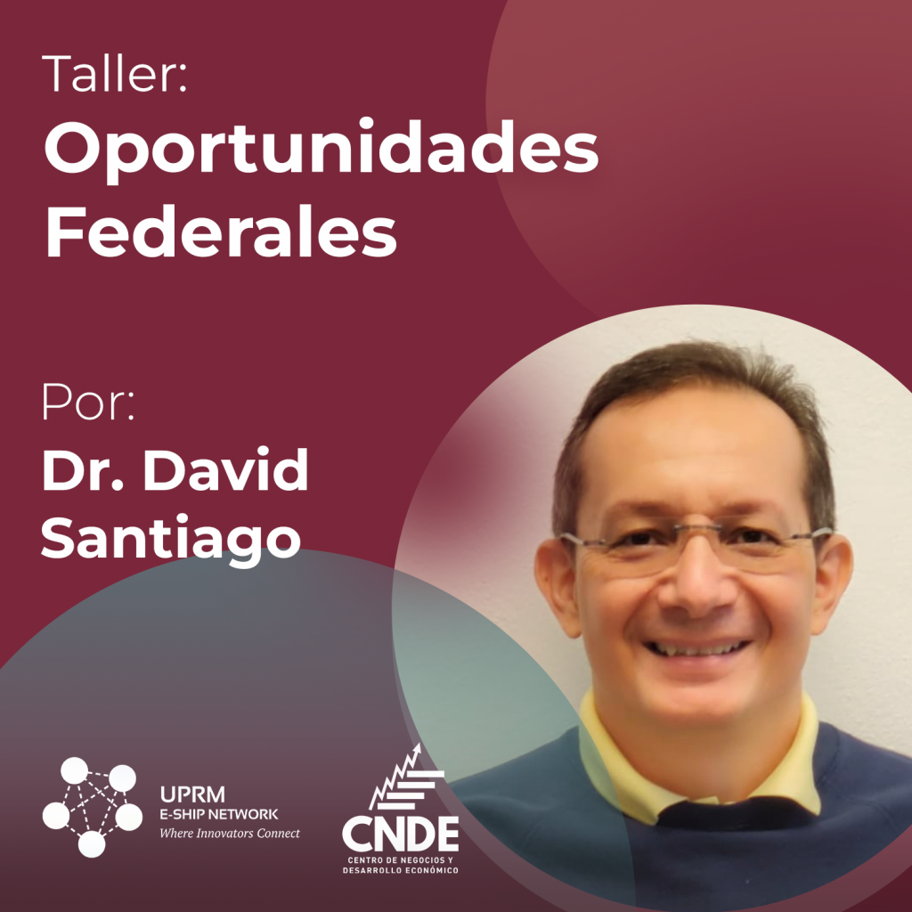 El Dr. David Santiago nos ofrece información sobre las oportunidades para entidades con y sin fines de lucro.