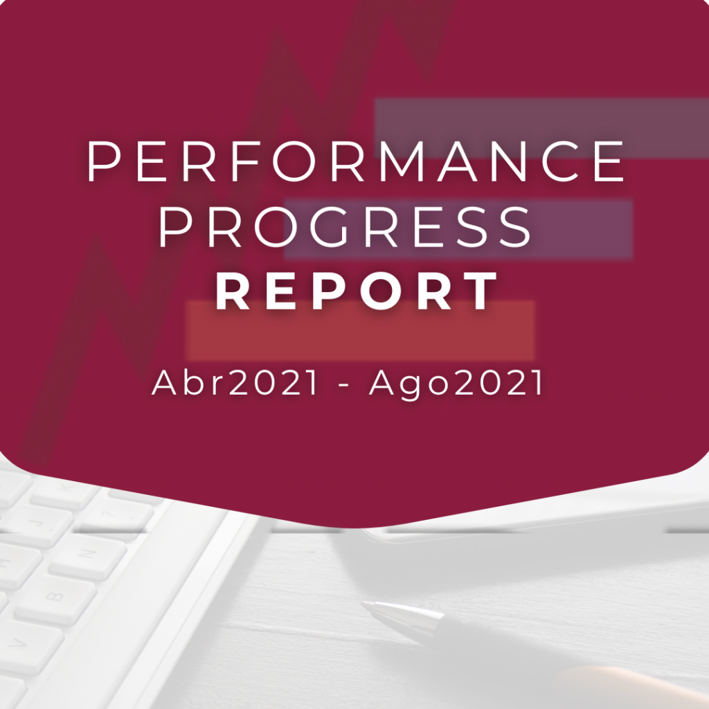 CNDE performance progress report from april 2021 to august 2021