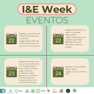 I&E Week 2