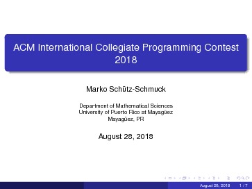 ACM International Collegiate Programming Contest News 3