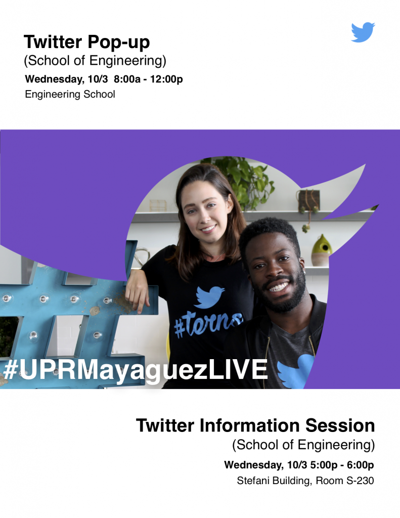 Twitter Visits the UPRM!