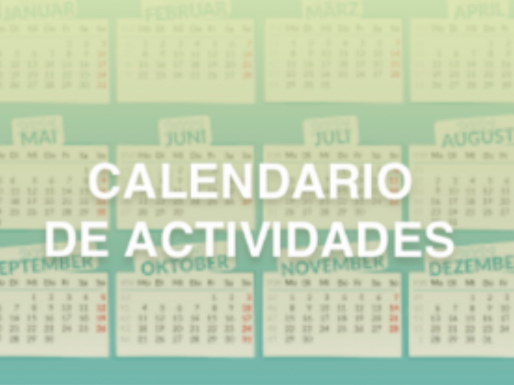 calendario de actividades