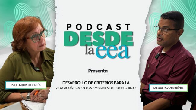 DESARROLLO DE CRITERIOS PARA LA VIDA ACUÁTICA EN LOS EMBALSES DE PUERTO RICO DESARROLLO DE CRITERIOS PARA LA VIDA ACUÁTICA EN LOS EMBALSES DE PUERTO RICO