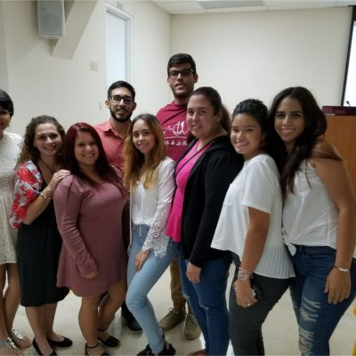 ECaFSS student’s from the Inter American University of Puerto Rico- San Gemán Campus.