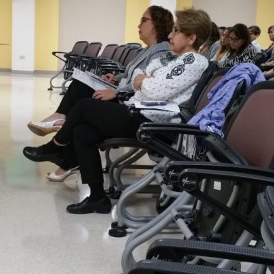 Dr. Lydia I. Rivera (front), ECaFSS Project Director and Dr. Angela González, Co-PD of the ECaFSS Project at Inter American University of Puerto Rico- San Germán Campus.