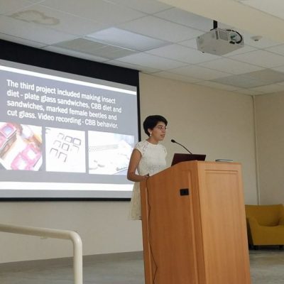 Student’s Scientific Presentations: Kiara Mercado Irizarry from Inter American University of Puerto Rico- San Germán Campus.