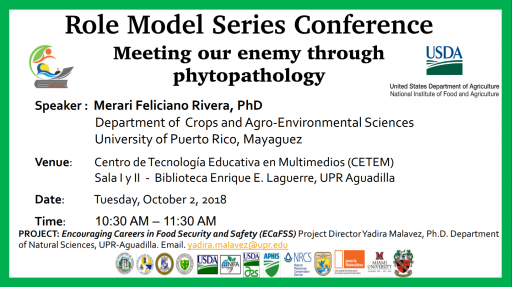 Dr. Merari Feliciano Promoción de conferencia Dr. Merari Feliciano.