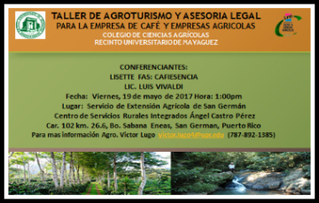 Taller Agroturismo y Asesoria Legal
