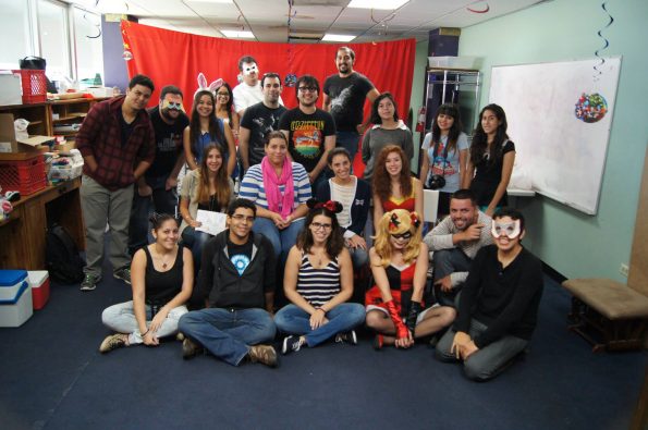 The members of EDSA posing the Superhero Saturday which was hosted at the Children’s Library in Mayagüez, Puerto Rico. The books were all related to superheroes, and the crafts included making their own superhero masks, wrist cuffs, and chest plates.
