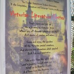 Poster promoting the Victorian Literature Festival during the Open House.