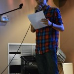 A student presenting one of their written works to the audience during the Open Mic Night. EDSA collaborated with TACU and La Cueva de Tarzan to host an ”Open Mic Night” as part of La Cueva de Tarzan’s 9th Anniversary Celebration.