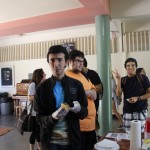 Customers and EDSA team members at the Cardon Lobby during the EDSA Book & Bake Sale.