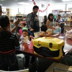 EDSA members interacting with the children at the EDSA Children's Library Fantasy Event.