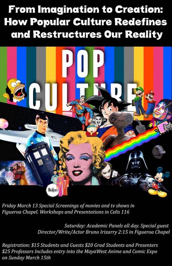 Promotional poster for the Pop Culture Conference.