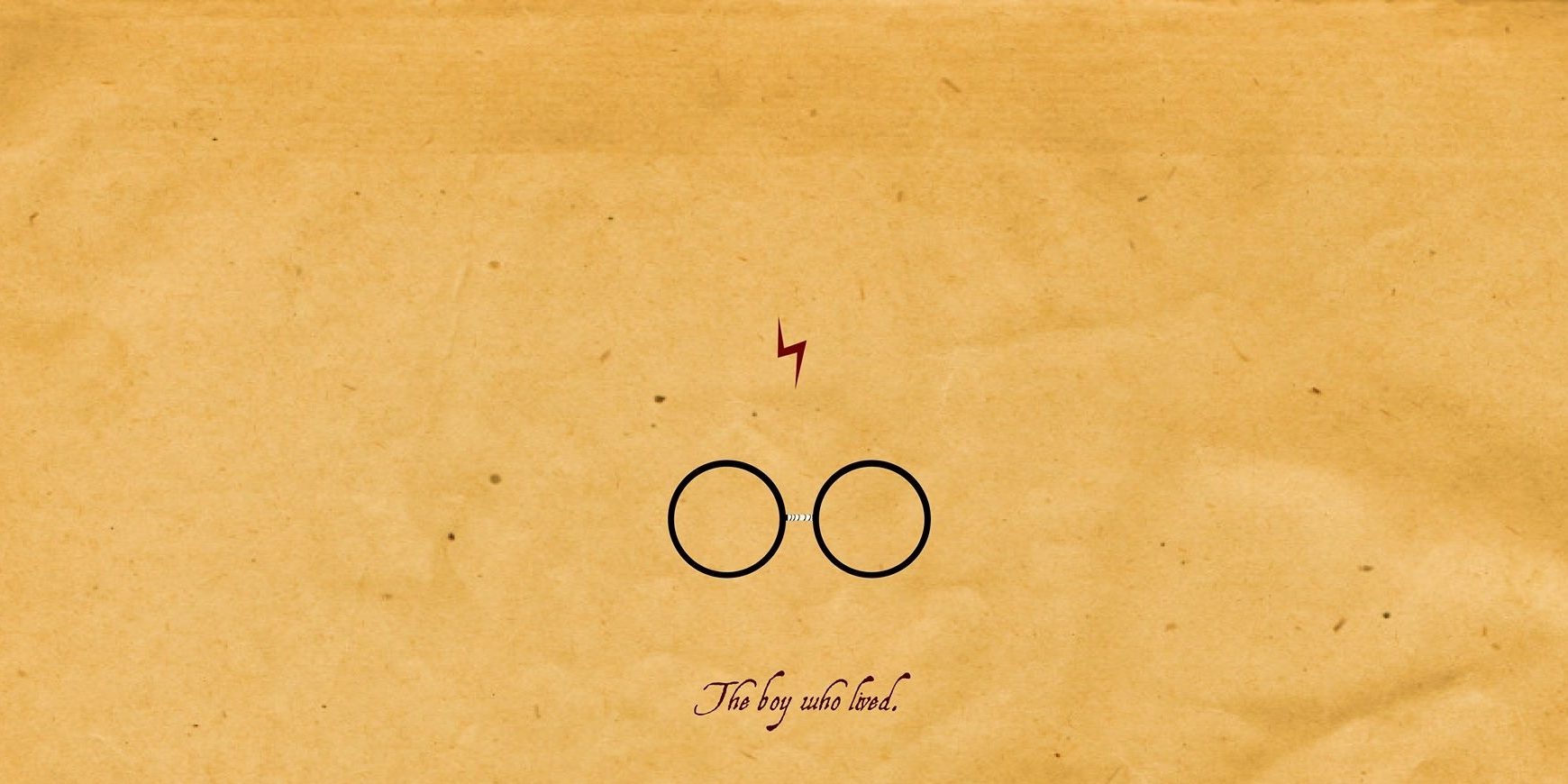 Abstract picture for a Harry Potter Promo showing only the well known lightning bolt and the circular glasses.