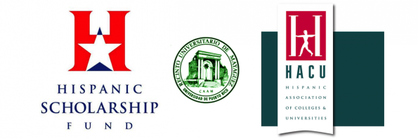 Close-up of the UPRM logo.