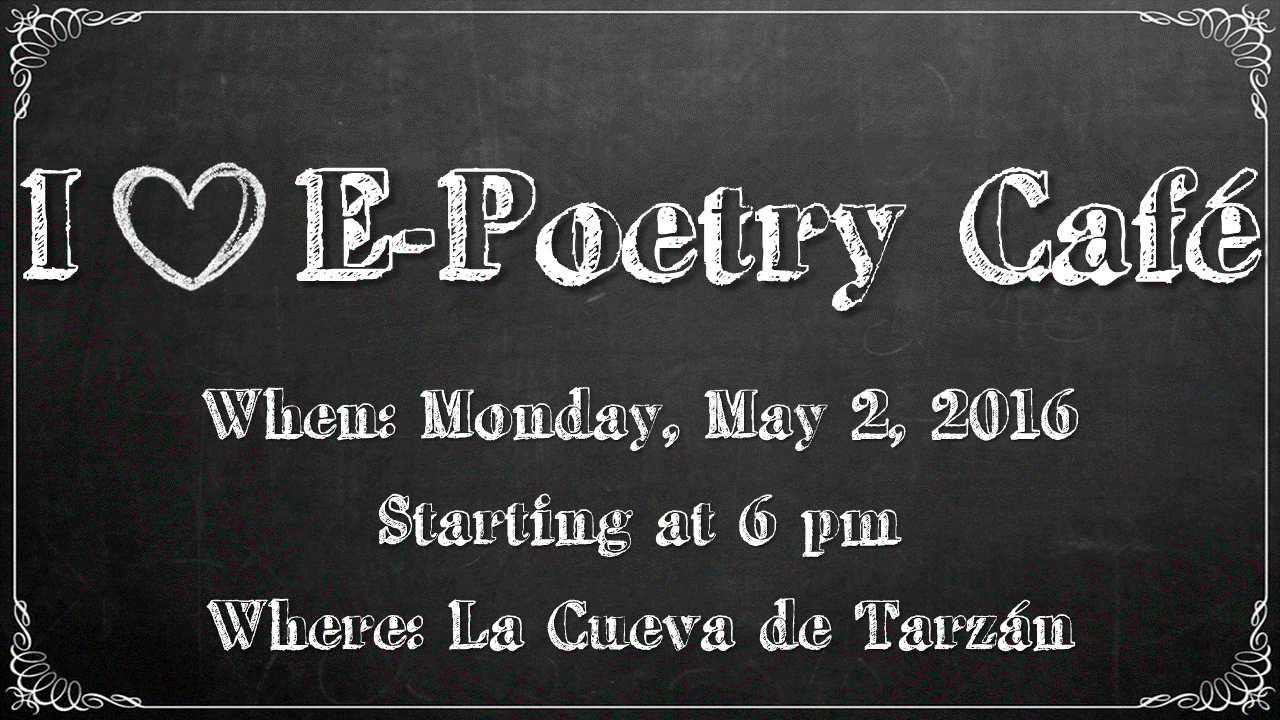 I Love E-Poetry reading Flyer