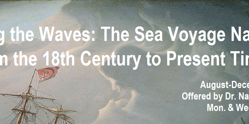 Waves Promo Header Image used for the promotion of the course Studies in Literature.