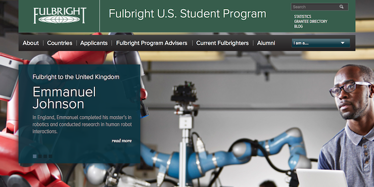 Promotional image for the Fulbright 2016 Competition.