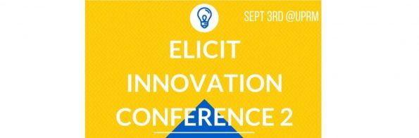 Promotional image for the conference of Elicit Innovation 2: The Why Behind Your Projects.