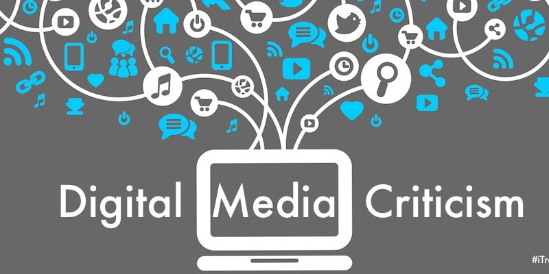 3300header Image used for the promotion of the course Digital Media Criticism. Several icons are displayed and among them is a computer, the twitter bird, a shopping cart, and so on.