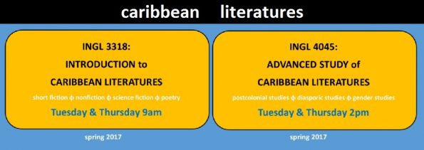 Image used for the promotion of the course Caribbean Literatures.