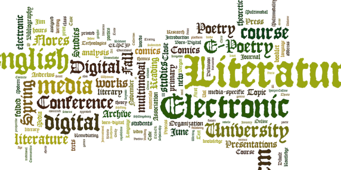 liteeleopic Cloud image with the words: Literature, Universe and Digital.