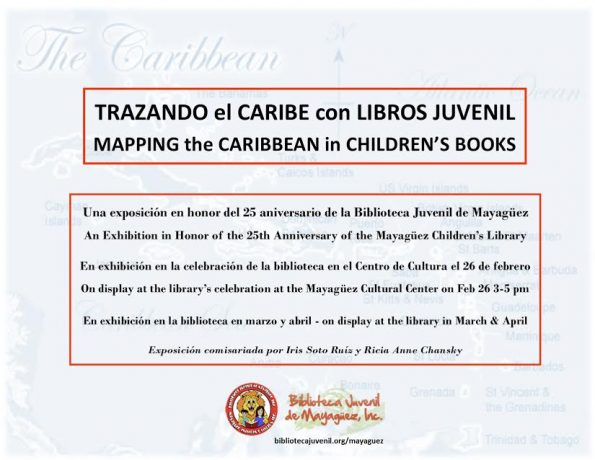 Promotional image for an event called Mapping the Caribbean in Children's Books.