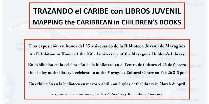 Childrens library Promotional image for an event called Mapping the Caribbean in Children's Books.