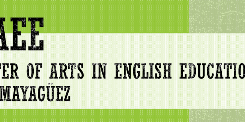 maeeheader Promotional image for the Master of Arts in English Education.