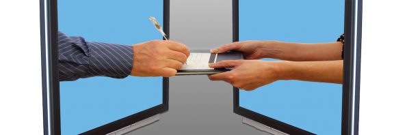 Stock image of how to sign documents.