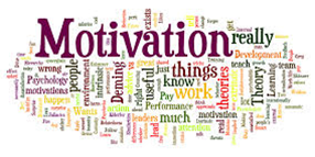 Cloud image with the words Motivation, Deming and Pay.