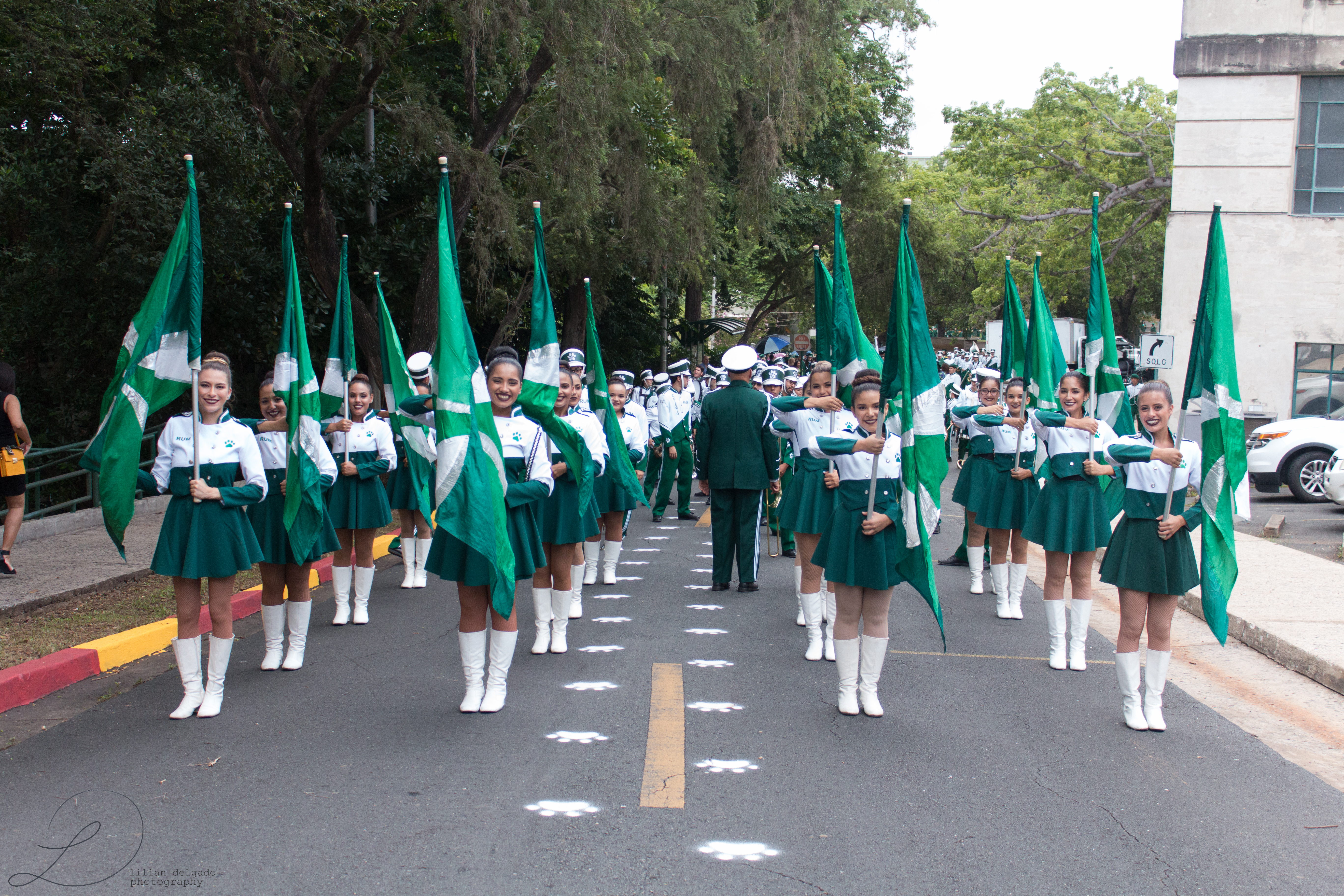 2017 RUM Graduation, "abanderadas".