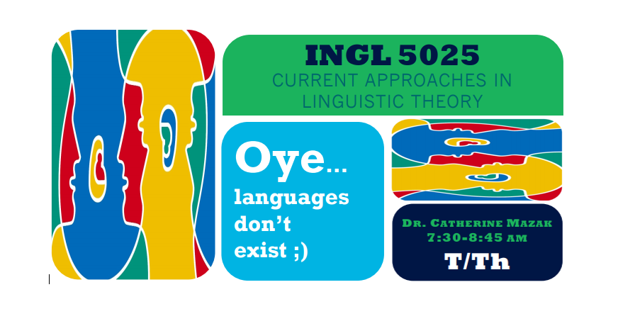 Capture Promotion of the English course INGL 5025: Current approaches to the Linguistic theory.