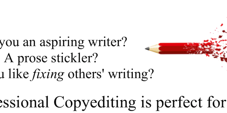 Copyediting header Promotion of the course INGL 4255: Professional Copyediting.